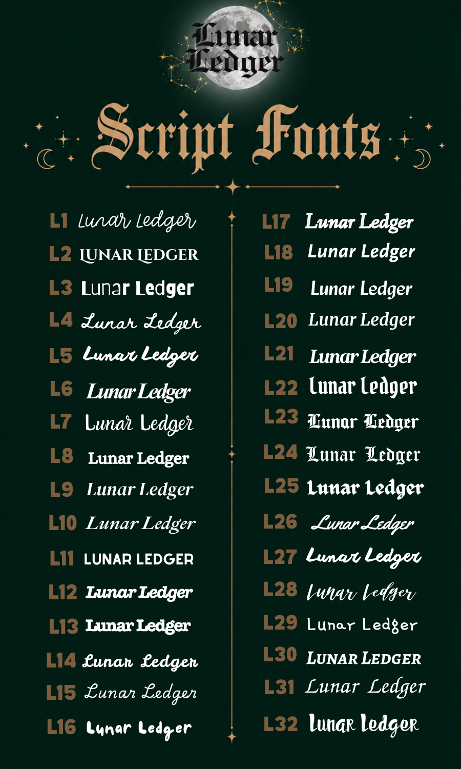 The Lunar Crest